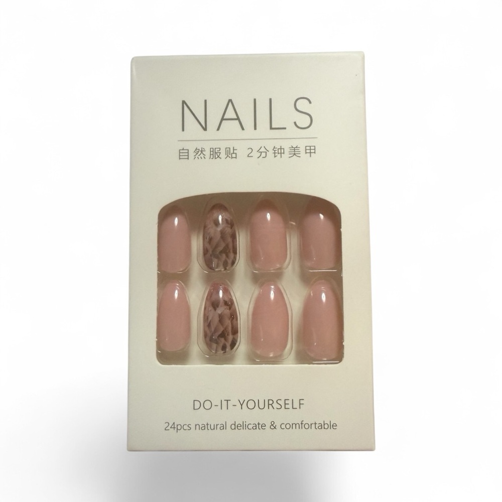 🌸 24 Pc Medium Oval Press-On Nails | Easy Salon Style | BNIB 💅